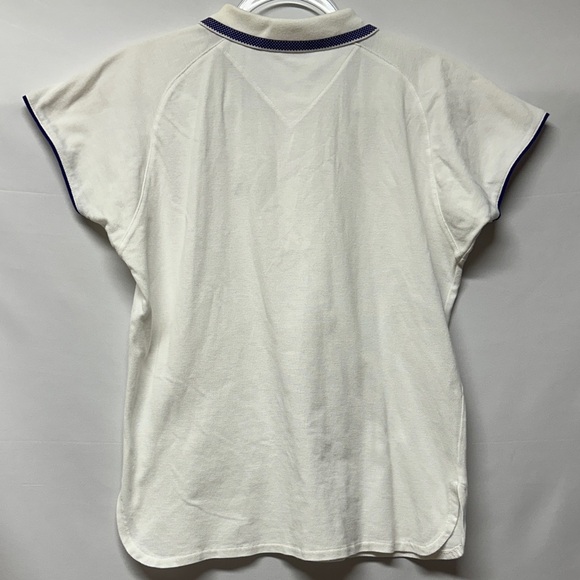 Le Coq Sportif White Polo with Blue Accents - Picture 4 of 4